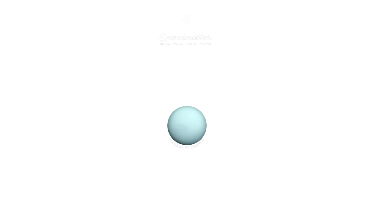 Mission to Uranus - Bioceramic MoonSwatch