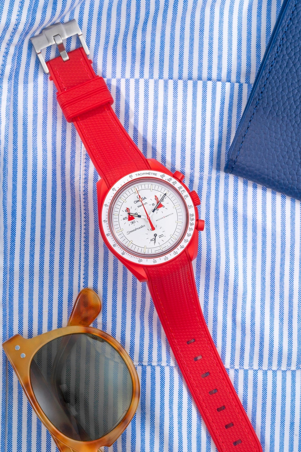 MoonSwatch Mission to Mars (Rubber Strap) - OM Luxury