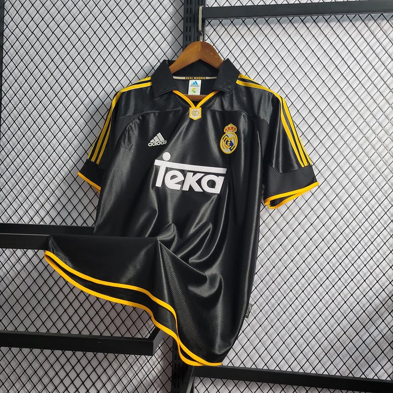 Camisa do Real Madrid - Adidas 1998/1999 Preta