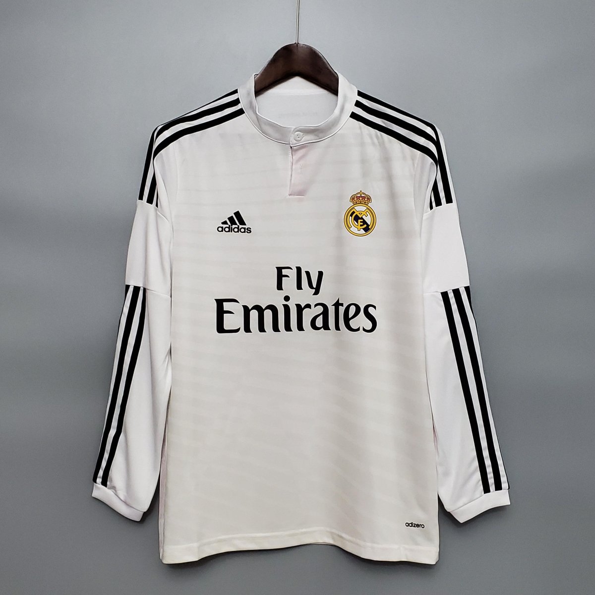 Real Madrid Long Sleeve Jersey 14/15 Adidas - White
