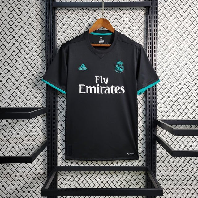 Real Madrid Away Retro Shirt 2017/18 Black