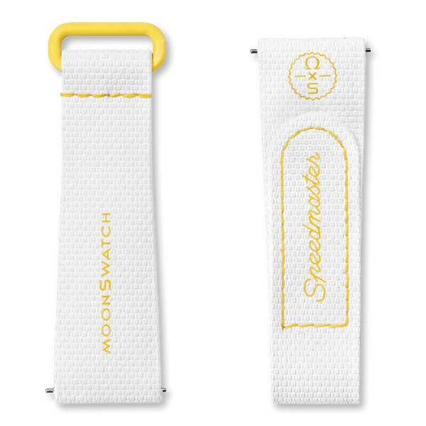 MOONSWATCH WHITE/YELLOW RUBBER