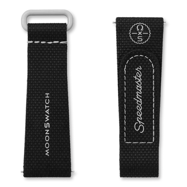 MOONSWATCH BLACK/GRAY RUBBER