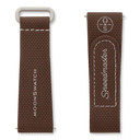 MOONSWATCH BROWN BEIGE RUBBER