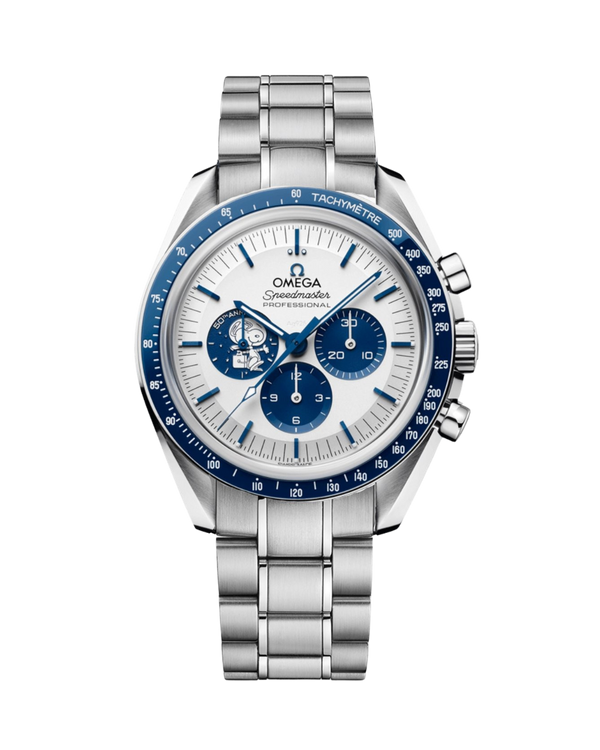 Speedmaster Silver Snoopy Stainless Steel Bracelet