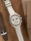 Premium Curved Rubber Strap - Beige