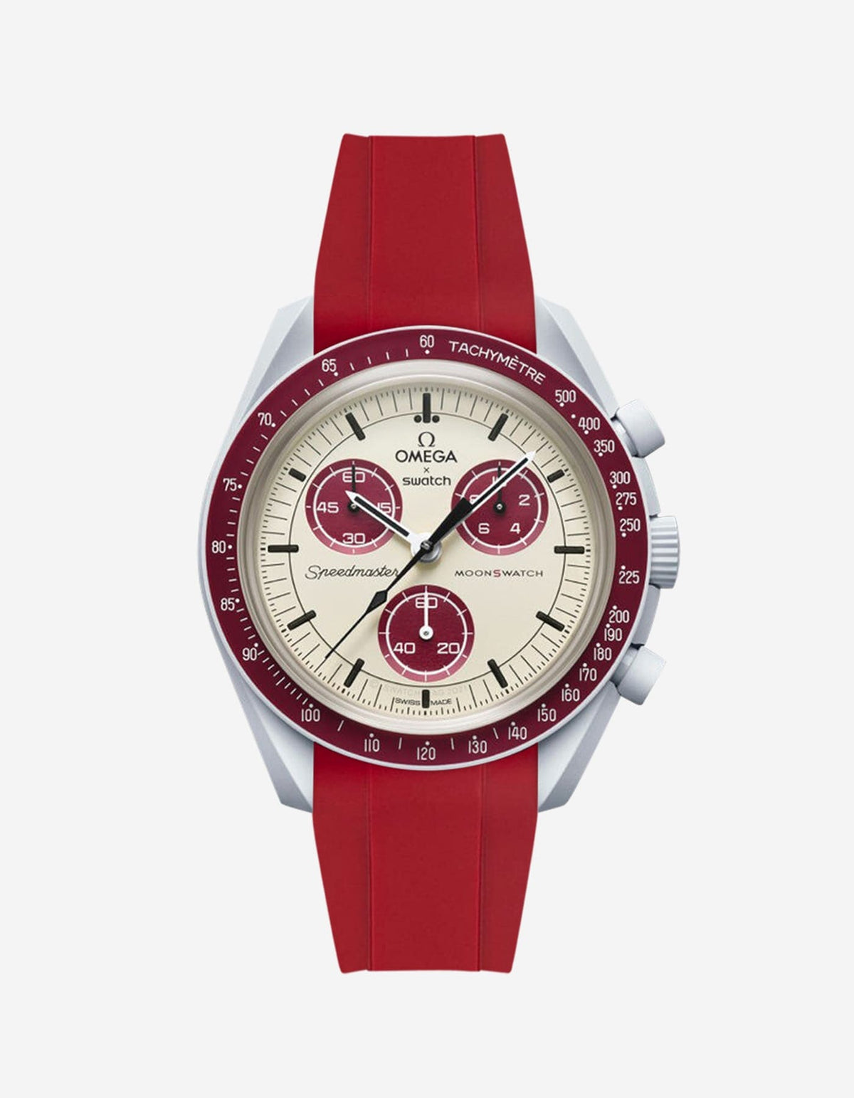 MoonSwatch Mission to Pluto (Rubber Strap) - OM Luxury