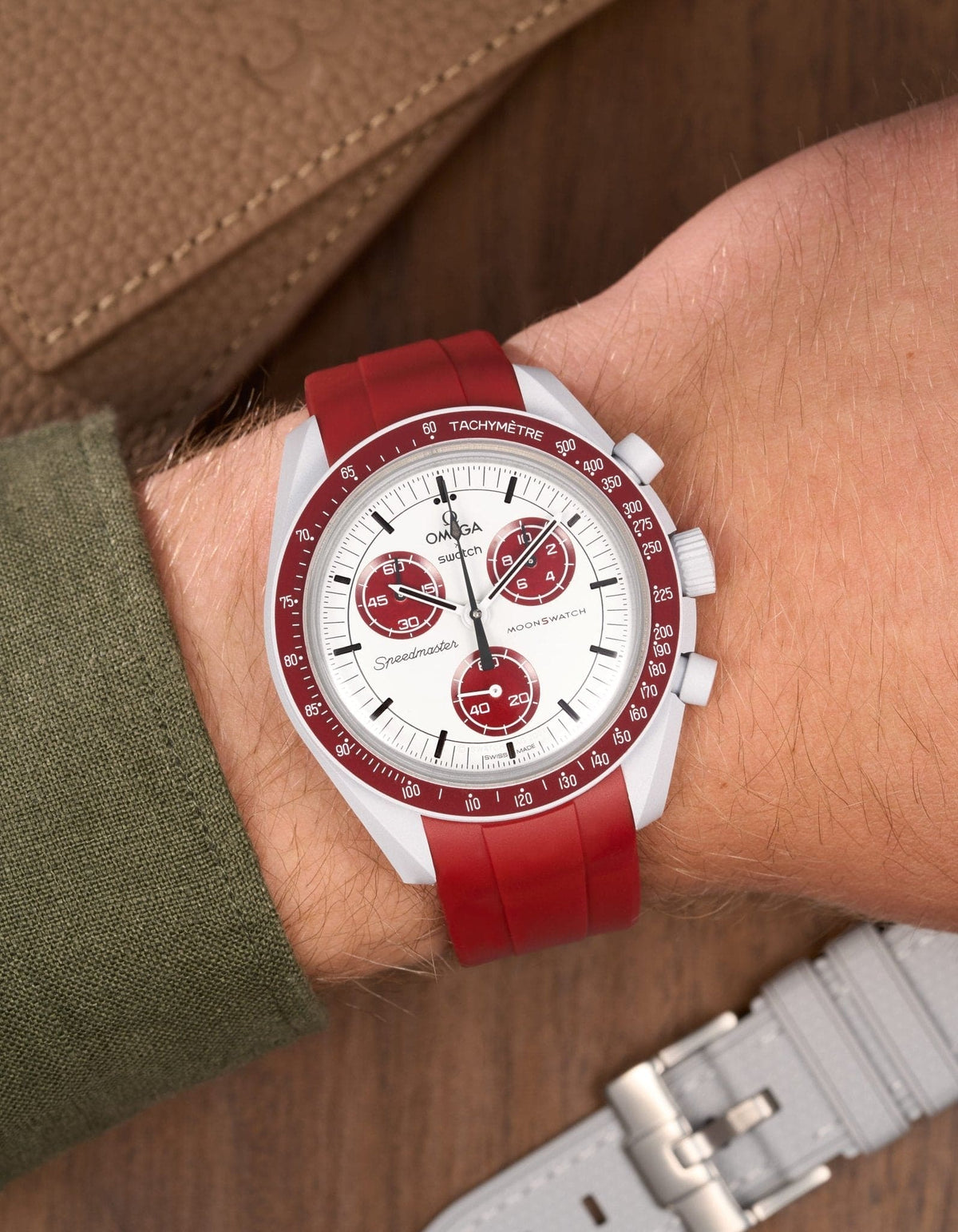 MoonSwatch Mission to Pluto (Rubber Strap) - OM Luxury